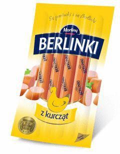 Picture of BERLINKI Z KURCZAT 5 SZT. VACUM 250G MORLINY