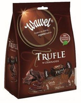 Picture of CUKIERKI TRUFLE W CZEKOLADZIE 245G TORBA WAWEL