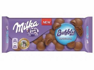 Picture of CZEKOLADA MILKA BUBBLY ALPINE MILK 90G MONDELEZ