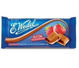 Picture of CZEKOLADA NADZIEWANA TRUSKAWKA 100G WEDEL