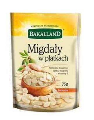 Picture of MIGDALY PLATKI 75G BAKALLAND