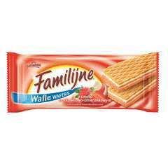 Picture of WAFLE FAMILIJNE TRUSKAWKOWO-SMIETANKOWE 180G JUTRZENKA