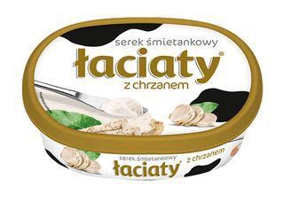 Picture of SEREK SMIETANKOWY LACIATY Z CHRZANEM 135G MLEKPOL