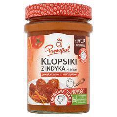 Picture of KLOPSIKI Z INDYKA  W SOSIE POMIDOROWYM Z WARZYWAMI 500G PAMAPOL