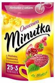 Picture of HERBATA MINUTKA EXP MALINA TRUSKAWKA GRANAT (30+2)*2G