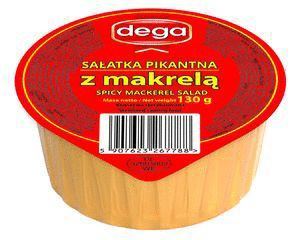 Picture of SALATKA PIKANTNA Z MAKRELA 130G DEGA