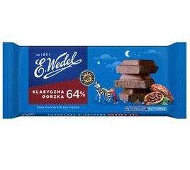 Picture of CZEKOLADA GORZKA 64% 90G WEDEL