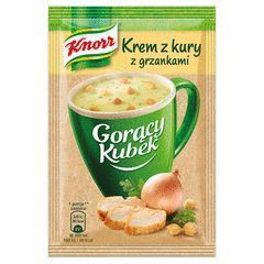 Picture of ZUPA GORACY KUBEK KREM Z KURY Z GRZANKAMI 16G KNORR