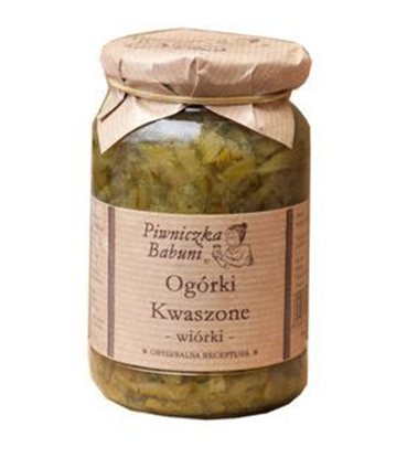 Picture of OGORKI KWASZONE WIORKI 475ML PIWNICZKA BABUNI