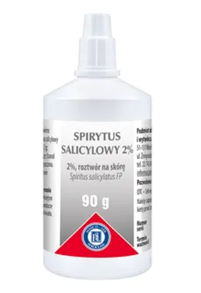 Picture of Spirytus salicylowy, 2%, roztwór na skórę, 100 g (Hasco)