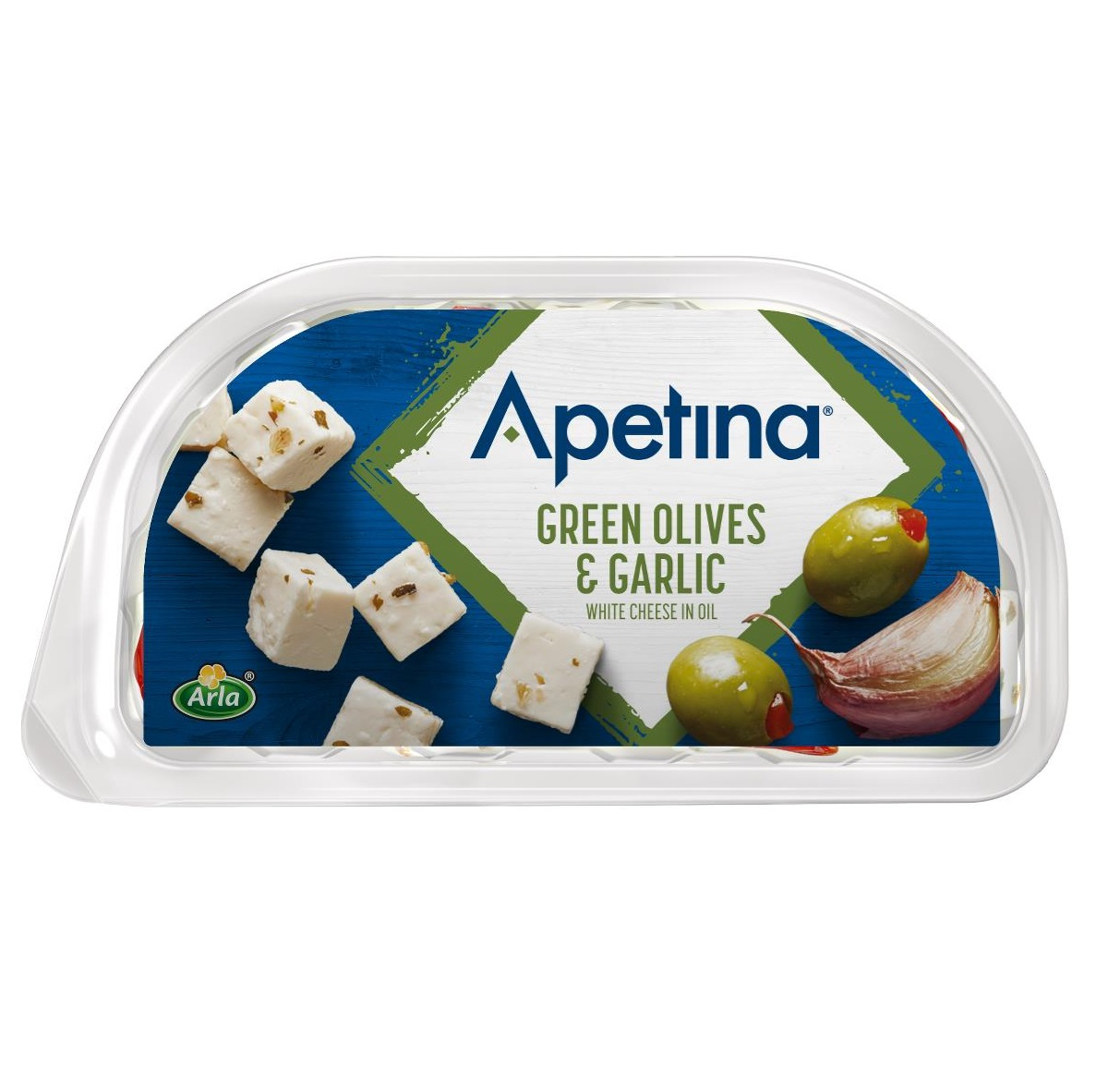 Picture of ARLA APETINA SER SNACK Z OLIWKA I CZOSNKIEM 100G