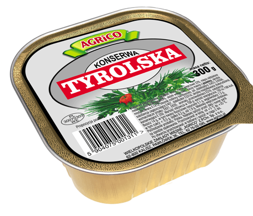 Picture of KONSERWA TYROLSKA 300G AGRICO