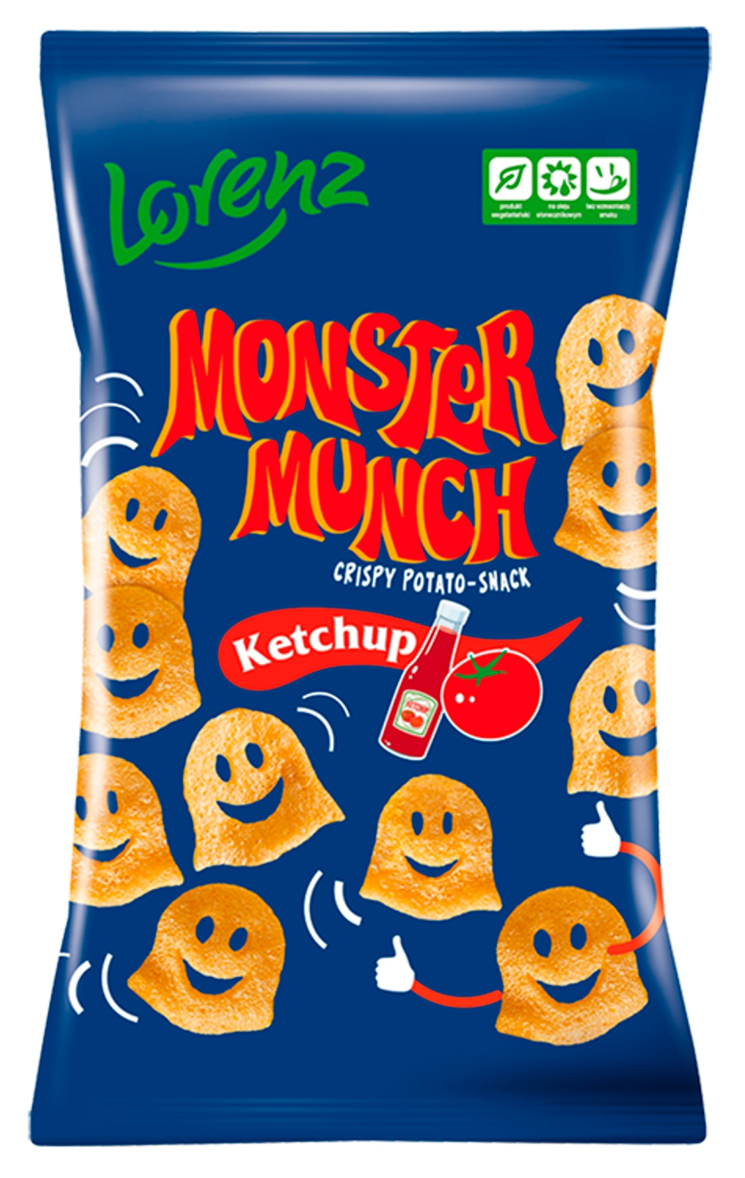 Picture of CHIPSY MONSTER MUNCH KETCHUP 100G LORENZ BAHLSEN