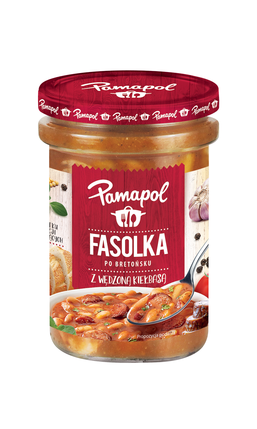 Picture of FASOLKA PAMAPOL PO BRETONSKU Z KIELBASA 500G