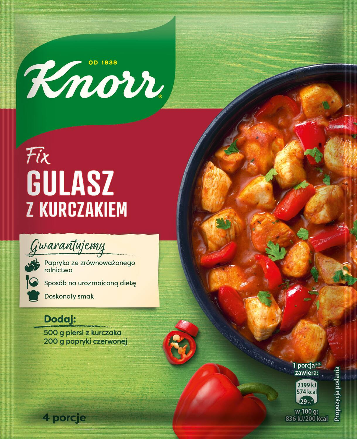 Picture of FIX KNORR GULASZ Z KURCZAKIEM 52G