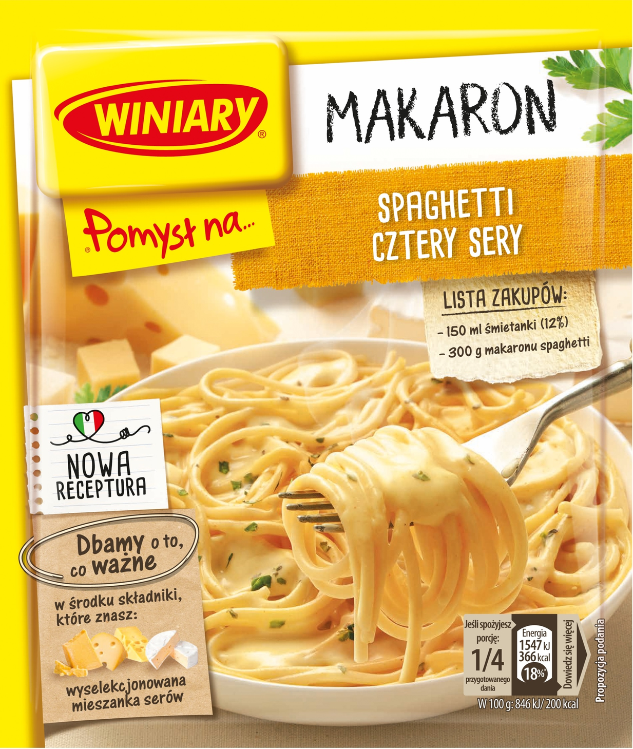 Picture of FIX WINIARY POMYSL NA SPAGHETTI SEROWO-SMIETANOWE 31G