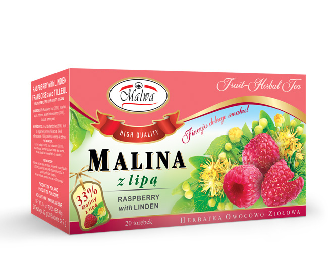 Picture of HERBATA EXP MALINA Z LIPA 20*2G MALWA