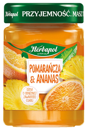 Picture of DZEM POMARANCZA I ANANAS 280G HERBAPOL