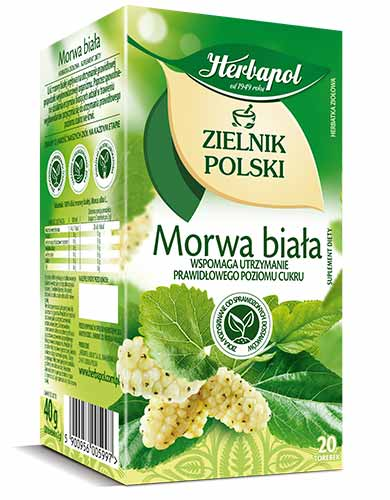 Picture of HERBATA ZIELNIK MORWA BIALA 20*2G HERBAPOL