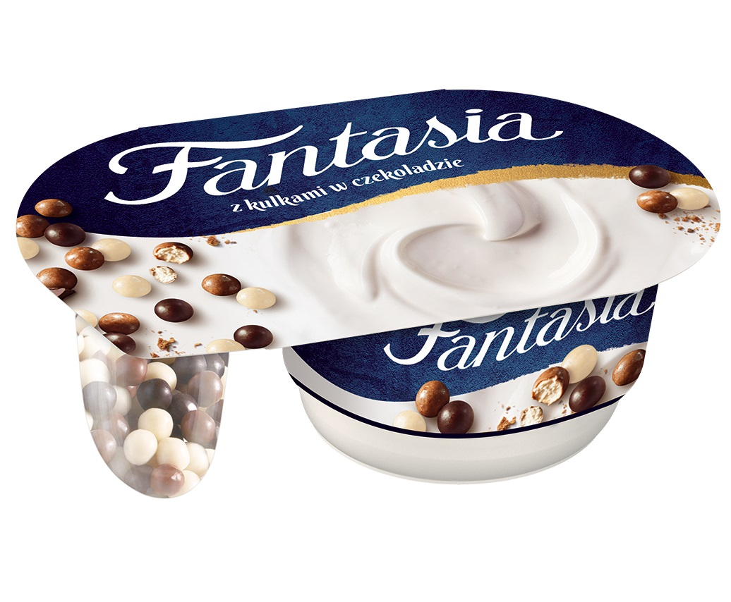 Picture of JOGURT FANTASIA Z KULKAMI W CZEKOLADZIE 100G DANONE