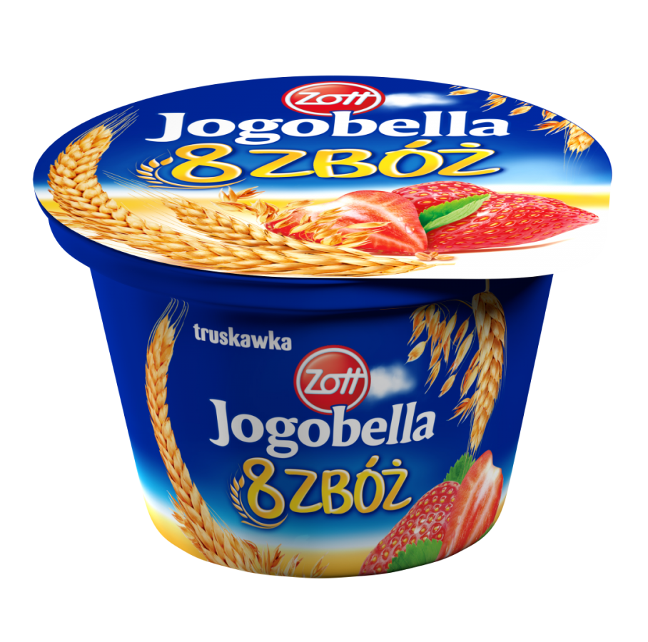 Picture of JOGURT JOGOBELLA 8 ZBOZ TRUSKAWKA / ANANAS / BANAN 200G ZOTT - SZT.