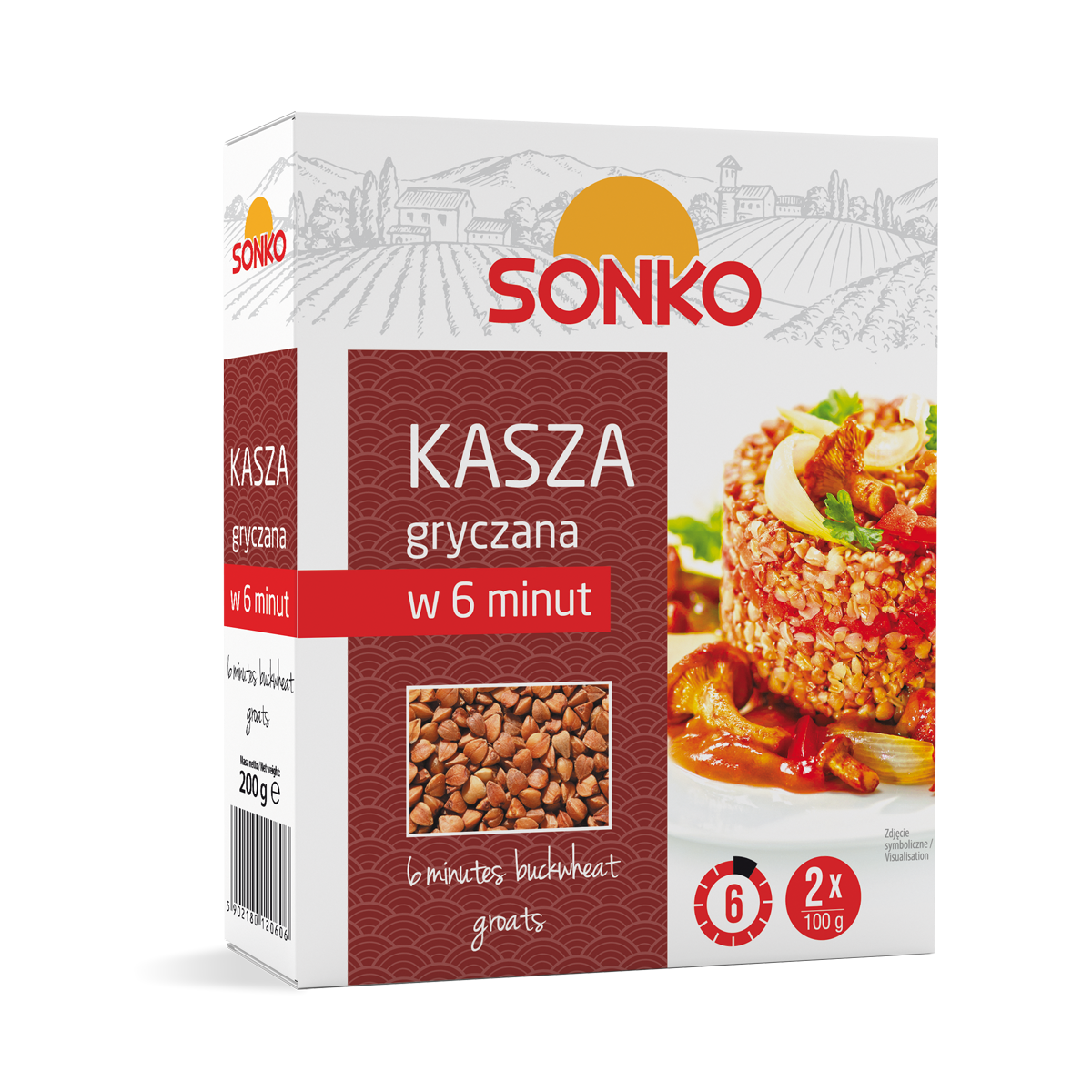 Picture of KASZA GRYCZANA W 6 MINUT 2*100G SONKO