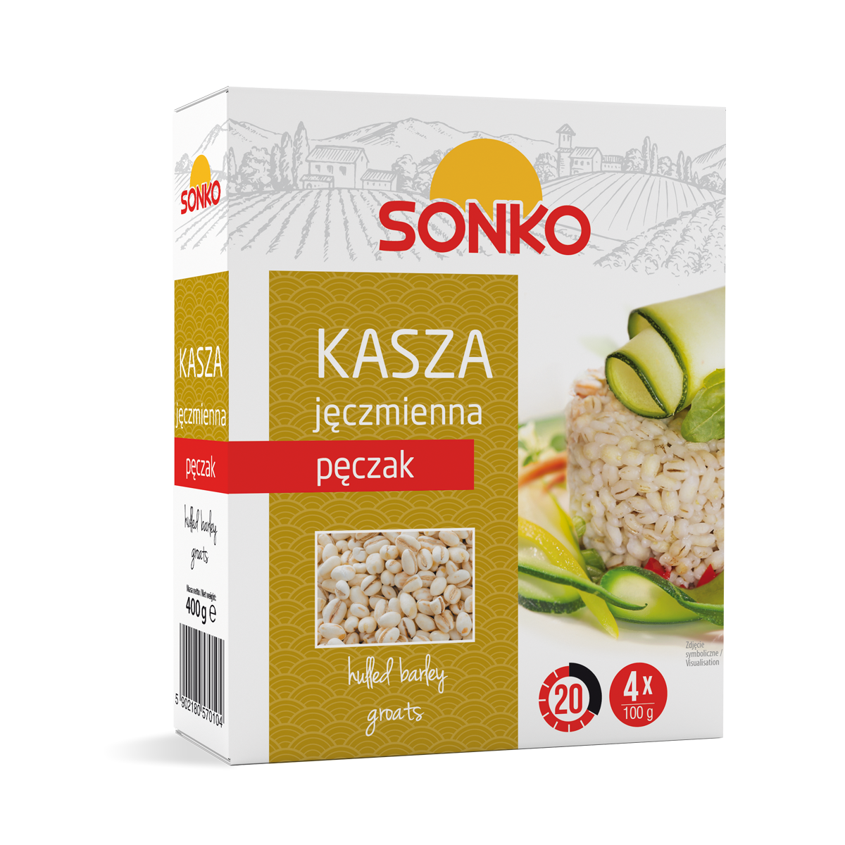 Picture of KASZA JECZMIENNA RISANA SONKO 4*100G PECZAK