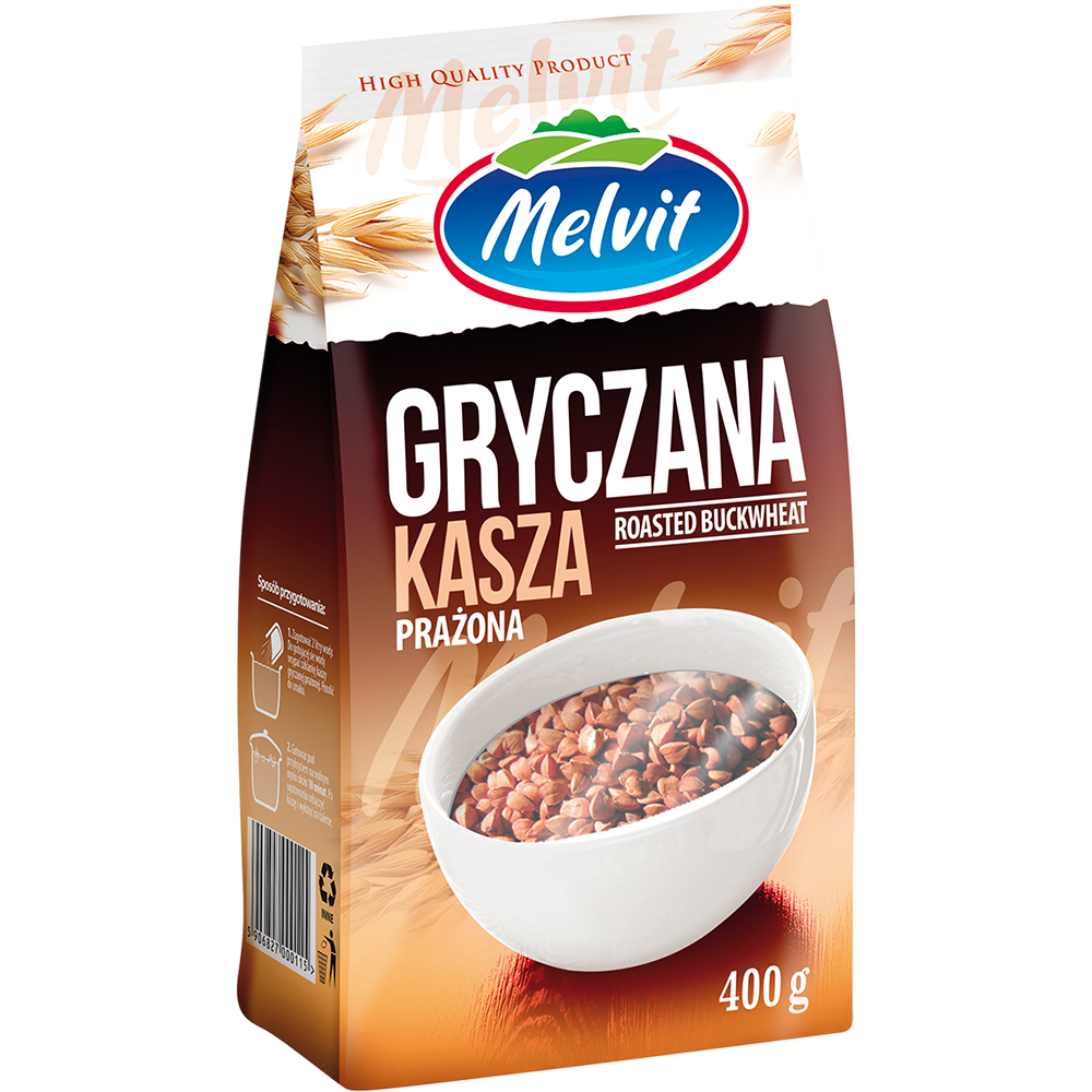 Picture of KASZA GRYCZNA PRAZONA 400G MELVIT