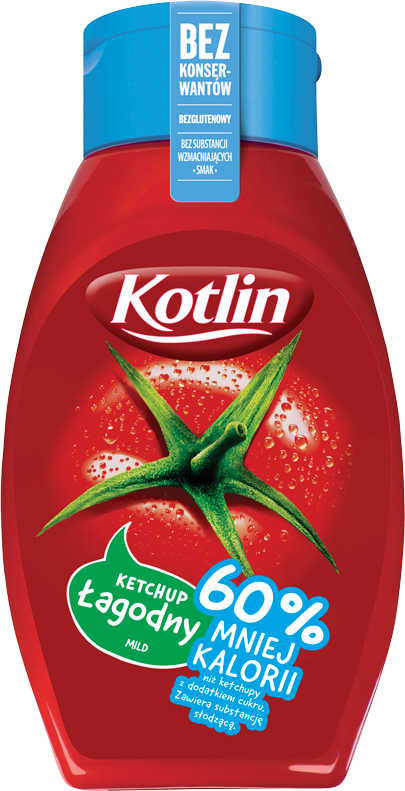 Picture of KETCHUP LAGODNY 60% MNIEJ KALORII 450G KOTLIN