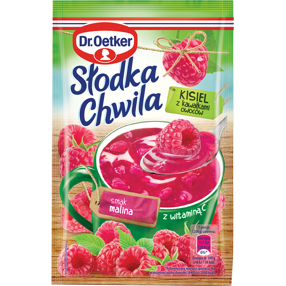 Picture of KISIEL DR OETKER SLODKA CHWILA MALINA OWOC 31,5G