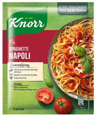 Picture of FIX KNORR  SPAGHETTI NAPOLI 45G