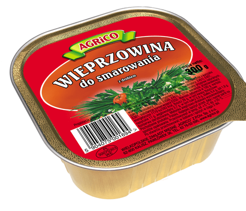 Picture of KONSERWA WIEPRZOWINA DO SMAROWANIA 300G AGRICO