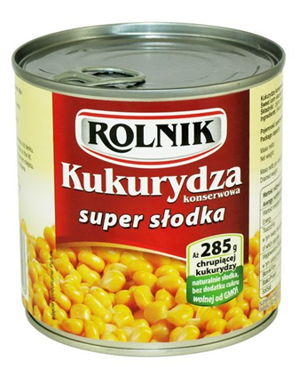 Picture of KUKURYDZA KONSERWOWA 425ML PUSZKA ROLNIK