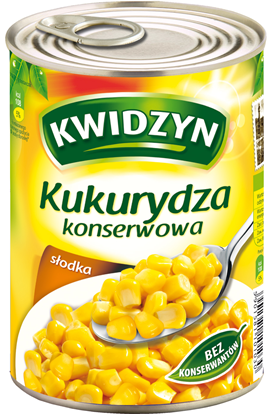 Picture of KUKURYDZA KONSERWOWA 400G KWIDZYN