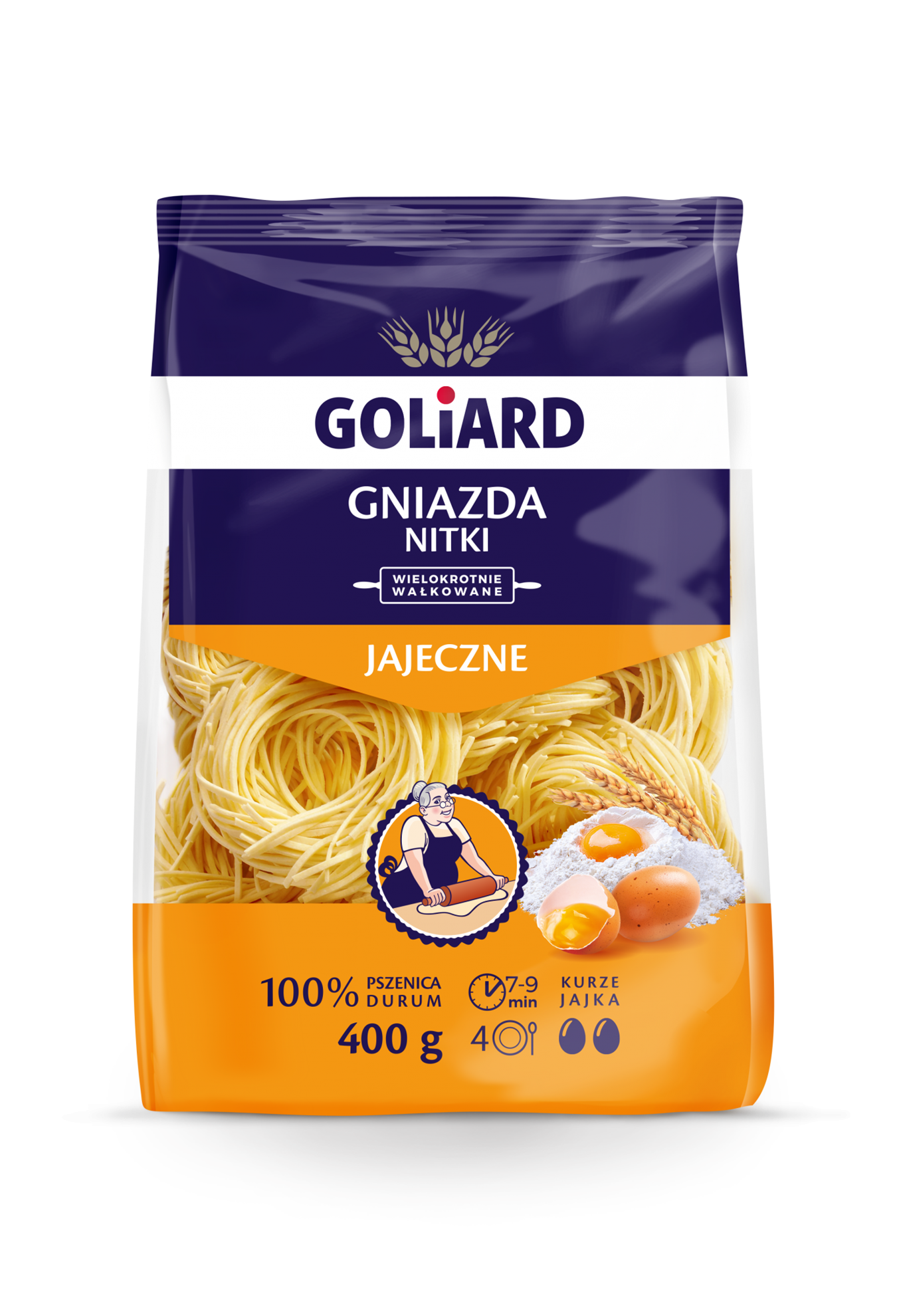 Picture of MAKARON GNIAZDA NITKI 400G GOLIARD