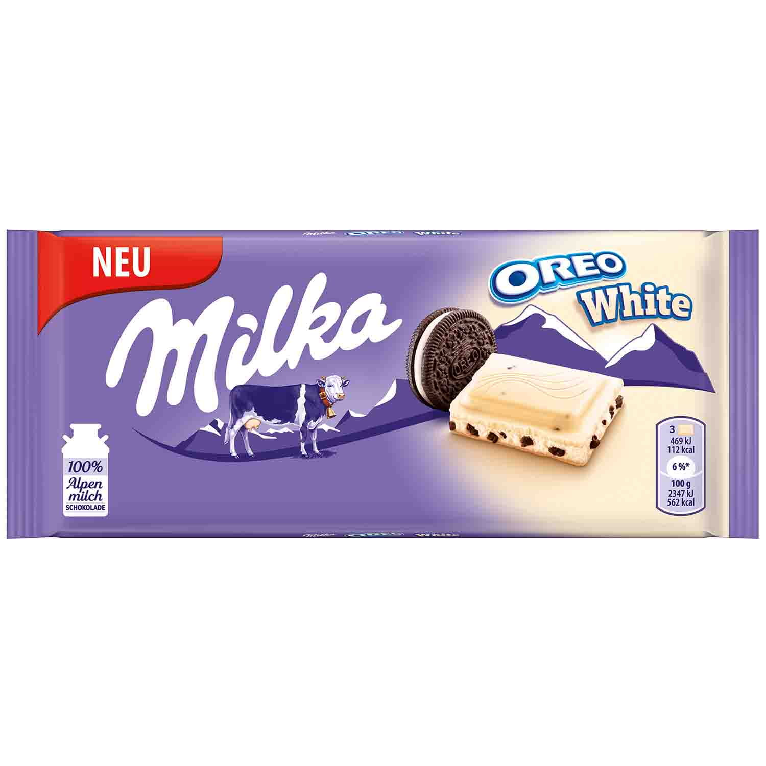 Picture of CZEKOLADA MILKA OREO WHITE 100G MONDELEZ