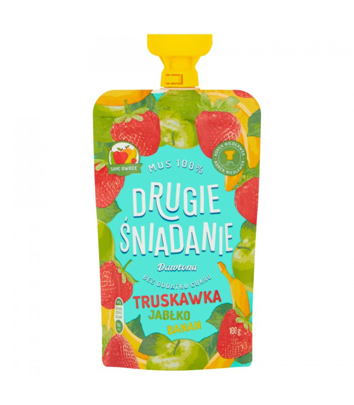 Picture of MUS DRUGIE SNIADANIE JABLKO BANAN TRUSKAWKA 100G