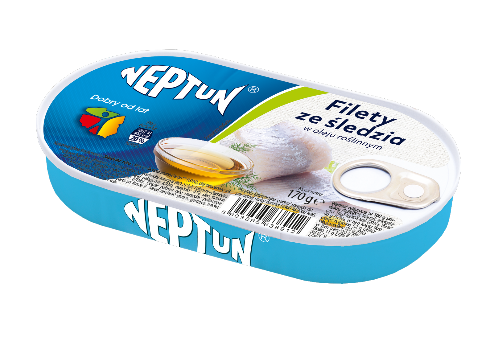 Picture of NEPTUN FILETY ZE SLEDZIA W OLEJU 170G