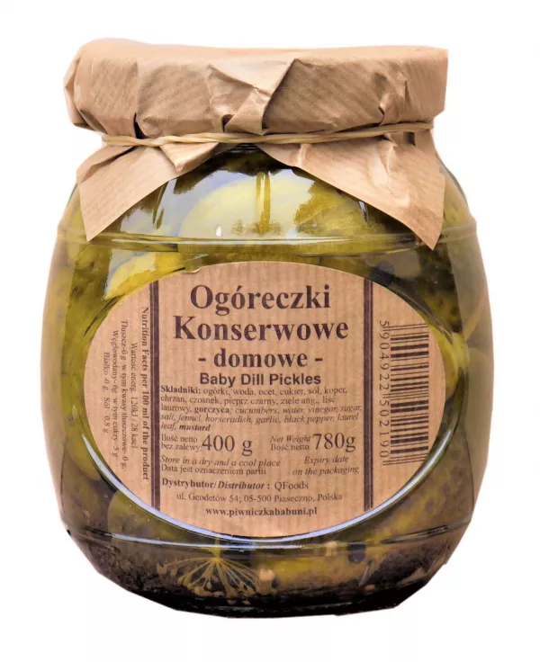 Picture of OGORECZKI KONSERWOWE DOMOWE 680ML PIWNICZKA BABUNI