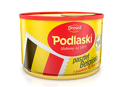 Picture of PASZTET DROBIOWY BELGIJSKI Z WATROBKA Z KURCZAT PODLASKI 160G DROSED