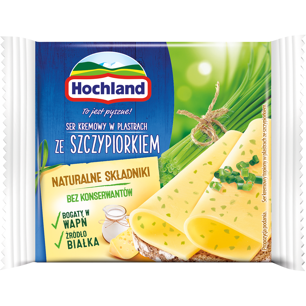 Picture of SER TOP PLASTRY ZE SZCZYPIORKIEM 130G HOCHLAND