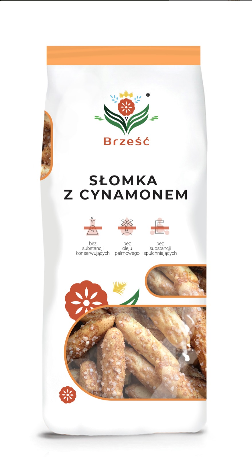 Picture of SLOMKA PTYSIOWA Z CUKREM I CYNAMONEM 125G BRZESC