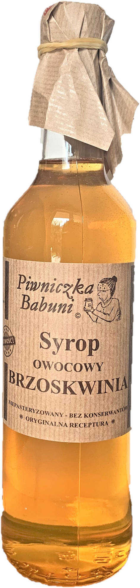 Picture of SYROP BRZOSKWINIOWY 500ML PIWNICZKA BABUNI