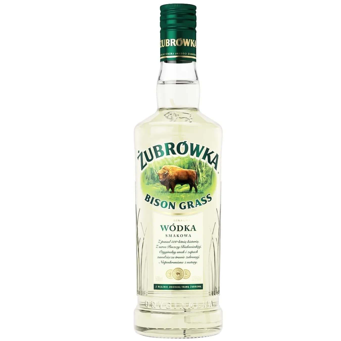 Picture of WODKA ZUBROWKA BIZON GRASS 37,5% 0.5L