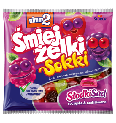 Picture of ZELKI SMIEJZELKI NIMM-2 SOKKI SLODKI SAD 90G STORCK