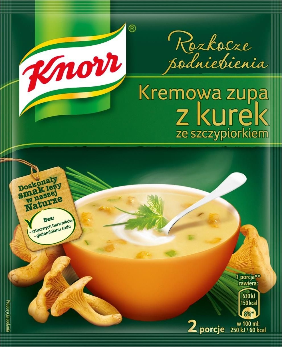 Picture of ZUPA KNORR KREMOWA Z KUREK ZE SZCZYPIORKIEM 59G ROZKOSZE PODNIEBIENIA