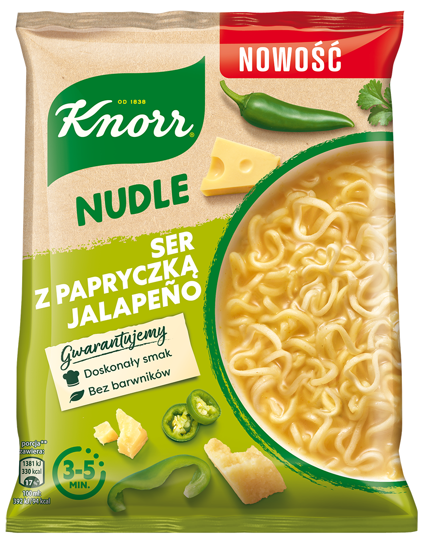 Picture of NUDLE SEROWE Z PAPRYCZKA JALAPENO 69G KNORR