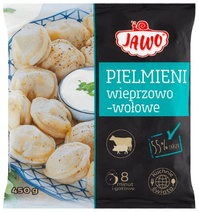 Picture of PIELMIENI WIEPRZOWO WOLOWE JAWO 450G