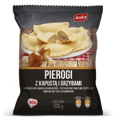 Picture of PIEROGI Z KAPUSTA I GRZYBAMI ANITA 500G