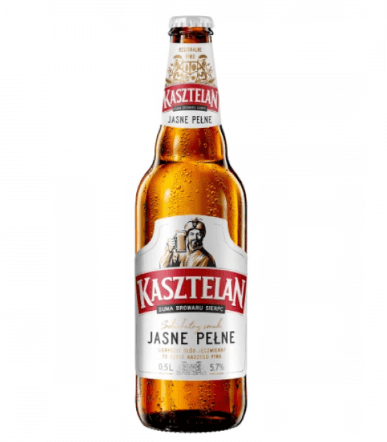 Picture of PIWO KASZTELAN JASNE PELNE ALC.5,7% 500ML BUTELKA